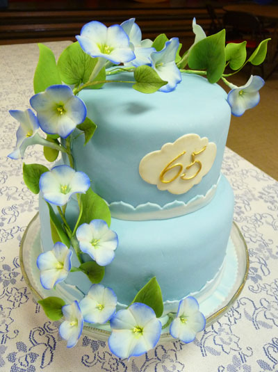 65th Anniversary Cake 1